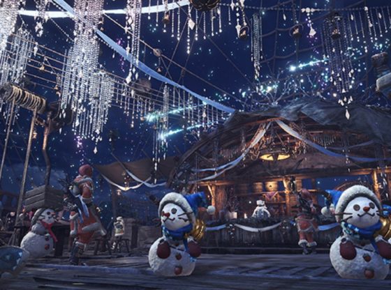 Monster Hunter World Winter Lobby