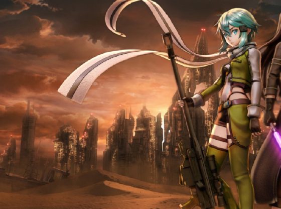 Sinon and Kirito Promo Art