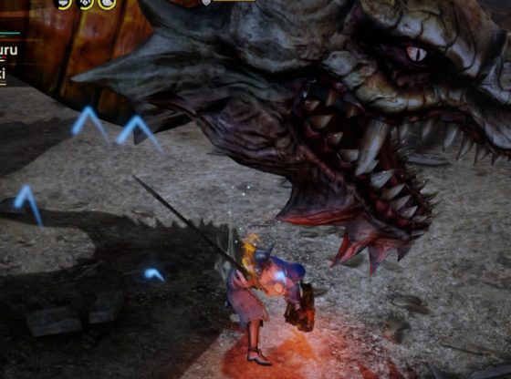 Slashing a Dragon Head